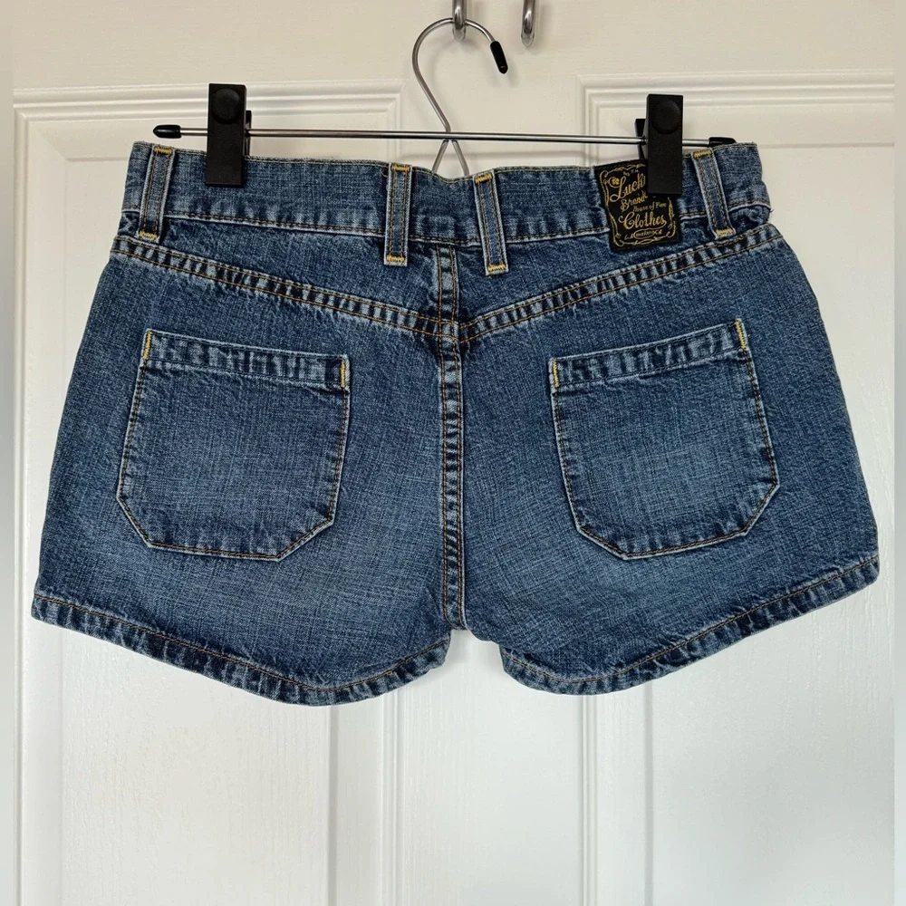 Vintage Lucky Brand Jean Shorts Sz 25/0 - Picture 2 of 5